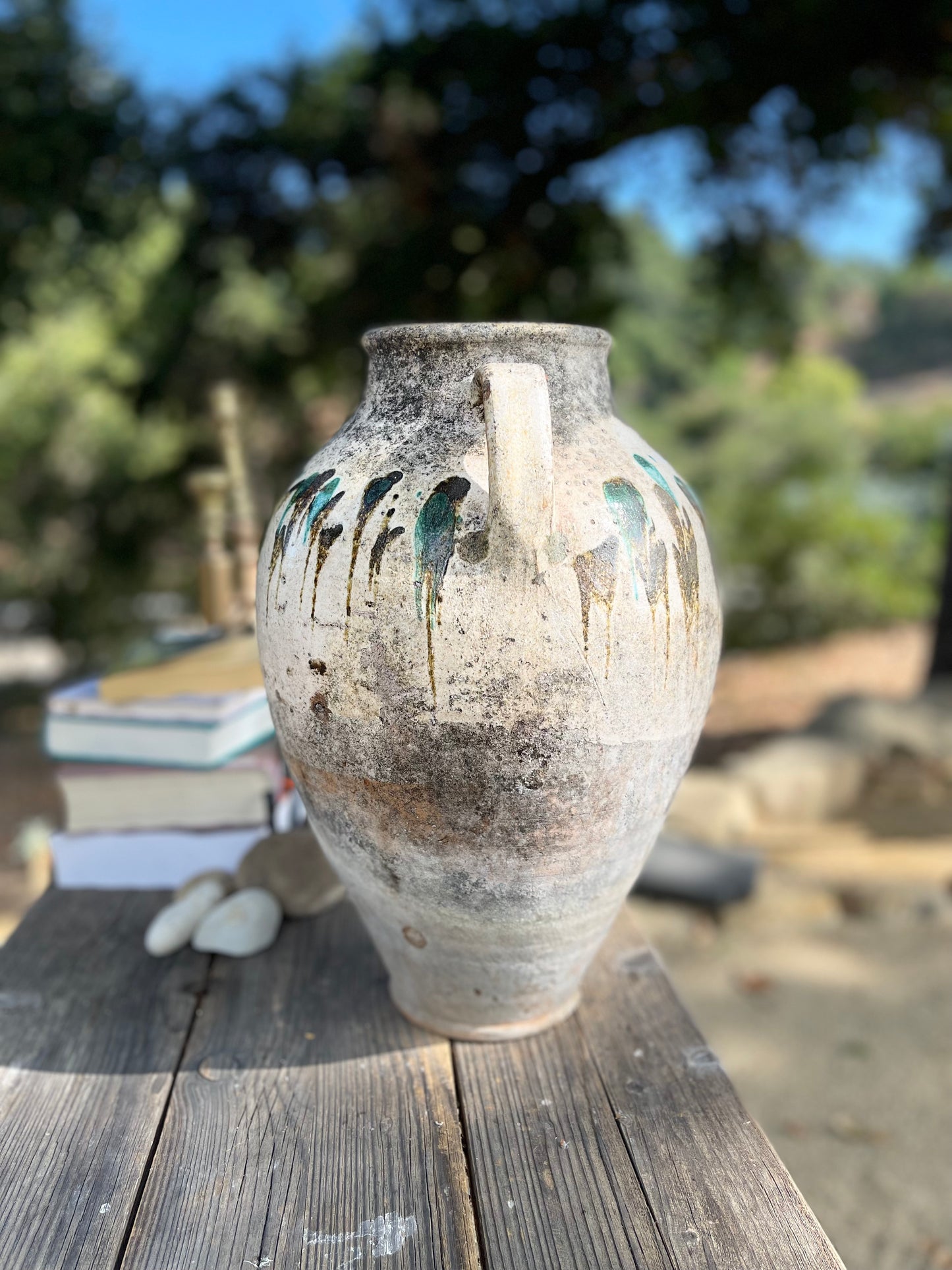 Kınık Küpü (Textured Turkish Pot - Medium) 1106